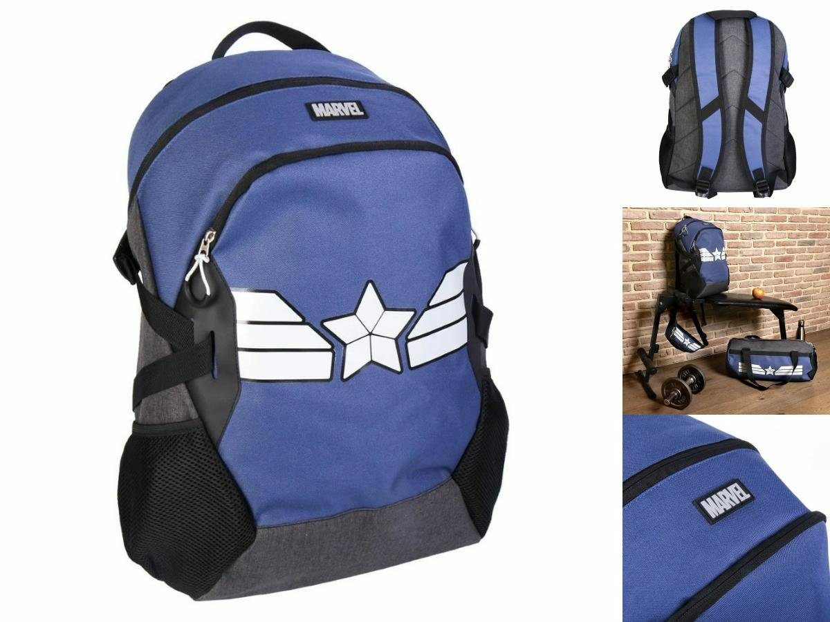 Bild 1 von MARVEL Rucksack Schulrucksack Marvel Blau 33 x 48,5 x 18 cm