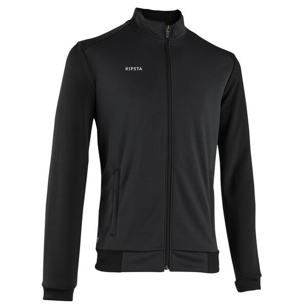 Bild 1 von Trainingsjacke Fussball Essential schwarz/grau