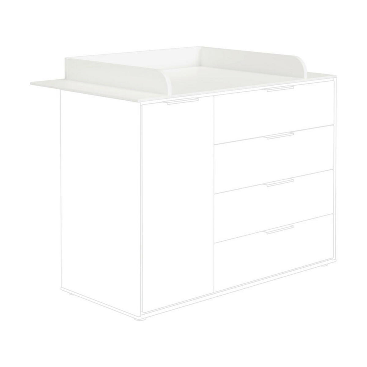 Bild 1 von Paidi WICKELAUFSATZ Weiß