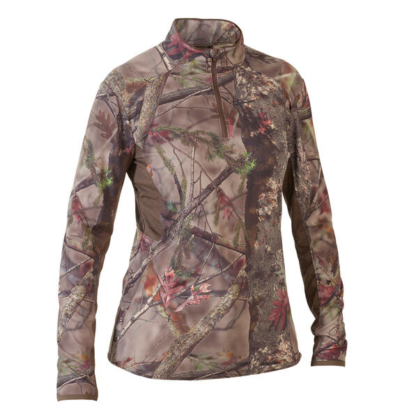 Bild 1 von Jagdshirt langarm 500 Damen camouflage