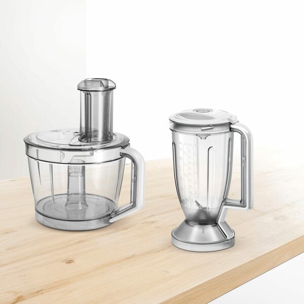 Bild 4 von BOSCH Kompakt-Küchenmaschine MultiTalent 8 MC812S814, 1250 W, 3,9 l Schüssel, 3,9l Schüssel, 1,5l Mixaufsatz, Rührbesen, Universalmesser, 3 Scheiben