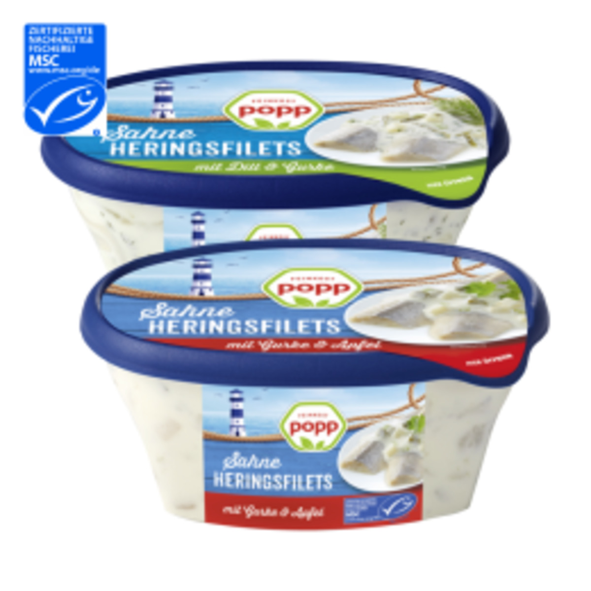Bild 1 von Popp Sahne-Heringsfilets