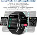 Bild 2 von Mutoy Smartwatch, Fitness Tracker Uhr, Damen Herren Smartwatch (Fitnessuhr mit Telefonfunktion 1,69" HD Voll Touchscreen Zoll, Smartwatch Fitness Tracker Uhr, IP67 Wasserdicht, Uhren Watch für