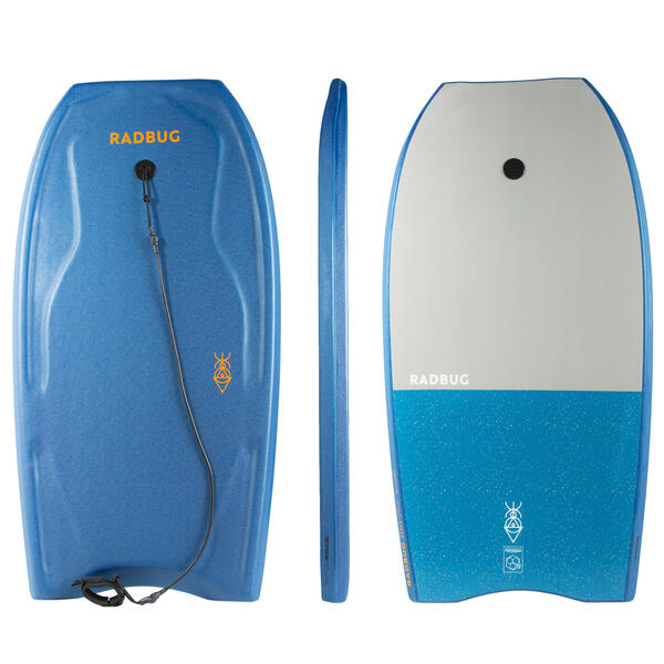 Bild 1 von Bodyboard mit Handgelenk-Leash 100 blau