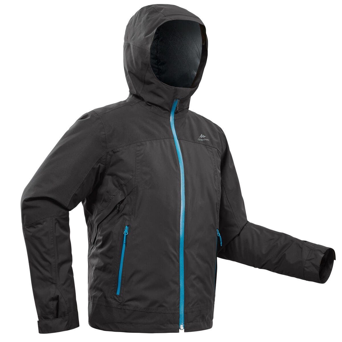 Bild 1 von 3-in-1-Jacke Kinder Gr. 122–170 bis -8°C warm wasserdicht Winterwandern - SH500 MT TW schwarz