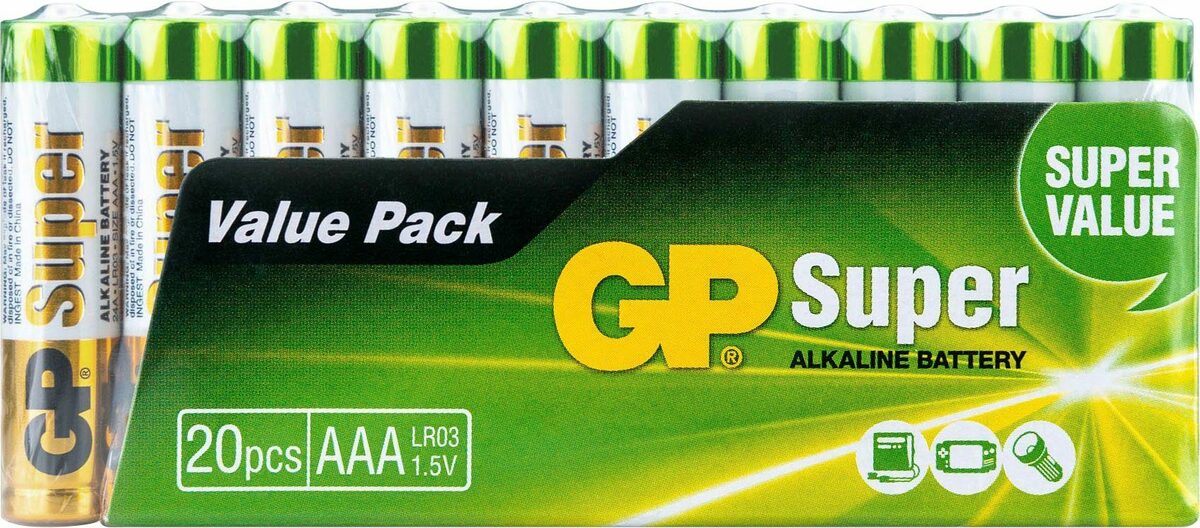 Bild 4 von GP Batteries 20er Pack Super Alkaline AAA Batterie, (1,5 V, 20 St)