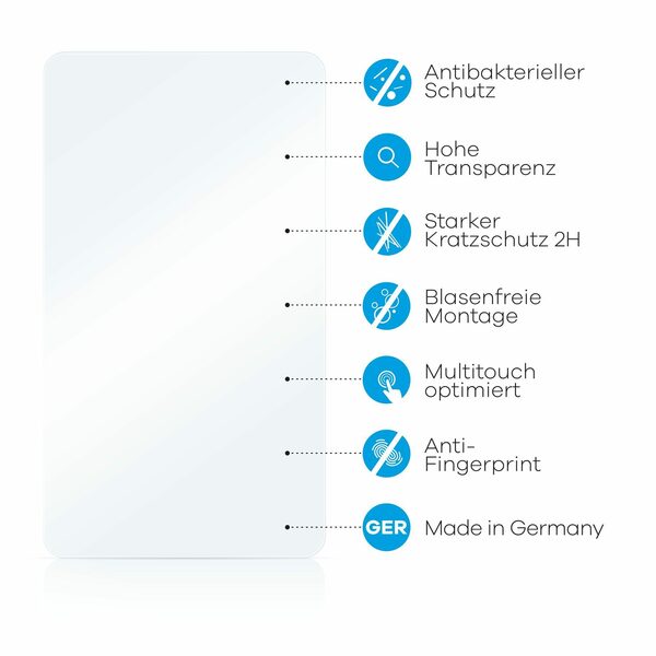 Bild 2 von upscreen Schutzfolie für Lenovo Moto G5 (NUR Kamera), Displayschutzfolie, Folie Premium klar antibakteriell