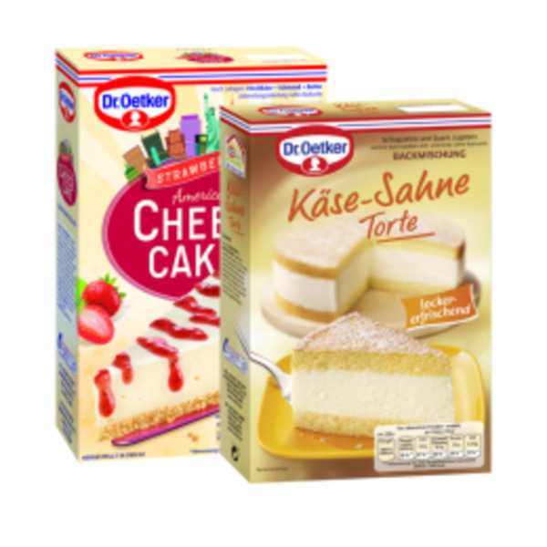 Bild 1 von Dr. Oetker Premium Backmischungen, Naked Cake oder American Cheesecake