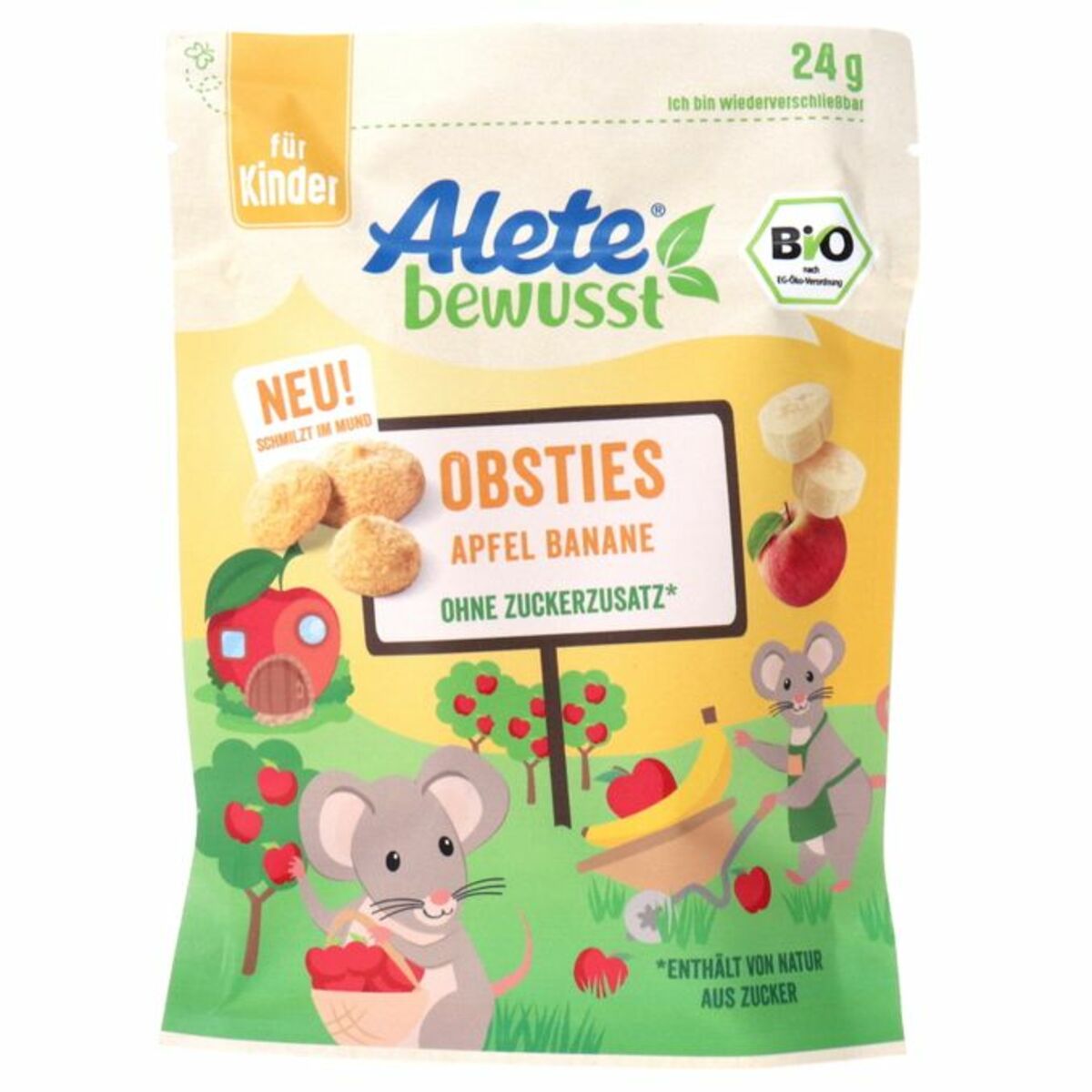 Bild 1 von Alete 2 x BIO Obsties Apfel & Banane