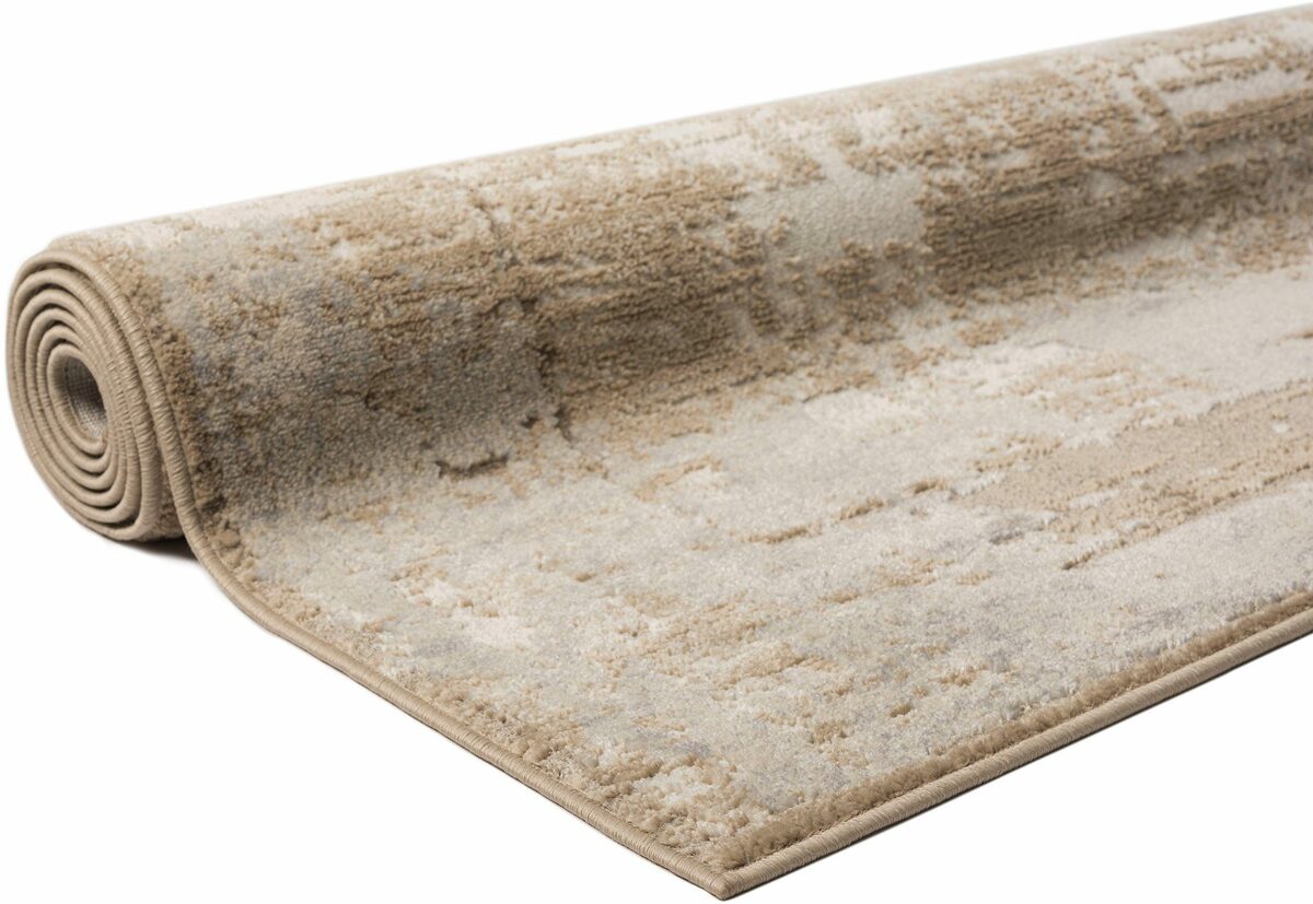 Bild 4 von Teppich Hamsa, Leonique, rechteckig, Höhe: 9 mm, dezenter Glanz, Schrumpf-Garn-Effekt, im Vintage-Look, dichte Qualität