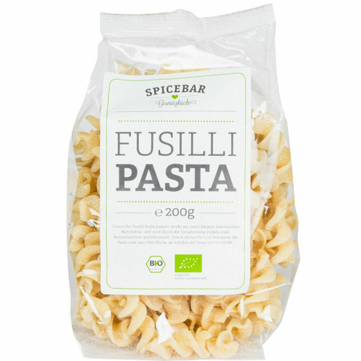 Bild 1 von Spicebar 2 x BIO Fusilli Pasta