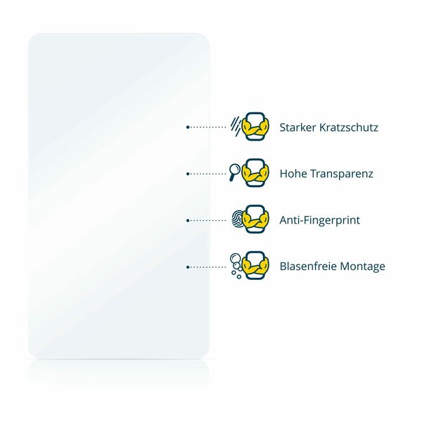 Bild 4 von BROTECT Schutzfolie für Motorola Moto G7 Power (NUR Kamera), Displayschutzfolie, 2 Stück, Folie klar