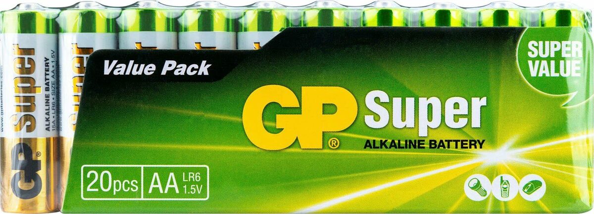 Bild 4 von GP Batteries 20er Pack Super Alkaline AA Batterie, LR6 (1,5 V, 20 St)