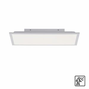 Leuchten Direkt, LED Deckenleuchte mit Bewegungsmelder,  29,5x29,5cm  weiß   FLEET