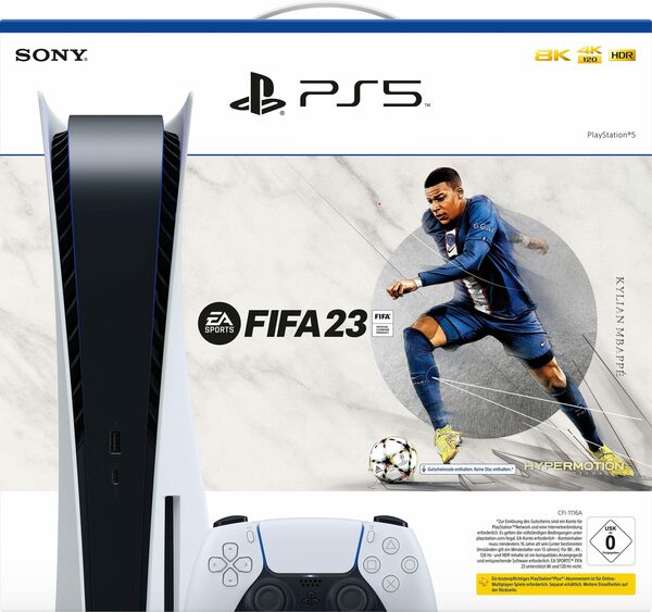 Bild 1 von PlayStation 5, inkl. FIFA23 (Download Code)