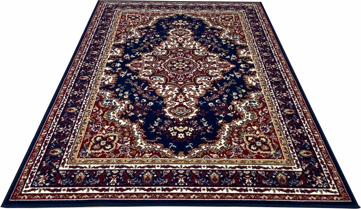 Bild 2 von Teppich Oriental, Home affaire, rechteckig, Höhe: 7 mm, Orient-Optik, mit Bordüre, Teppich, Kurzflor, Weich, Pflegeleicht
