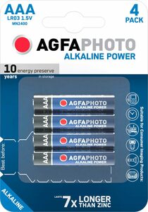 AgfaPhoto 4er Pack Platinum Batterie, LR03 (1,5 V, 4 St)
