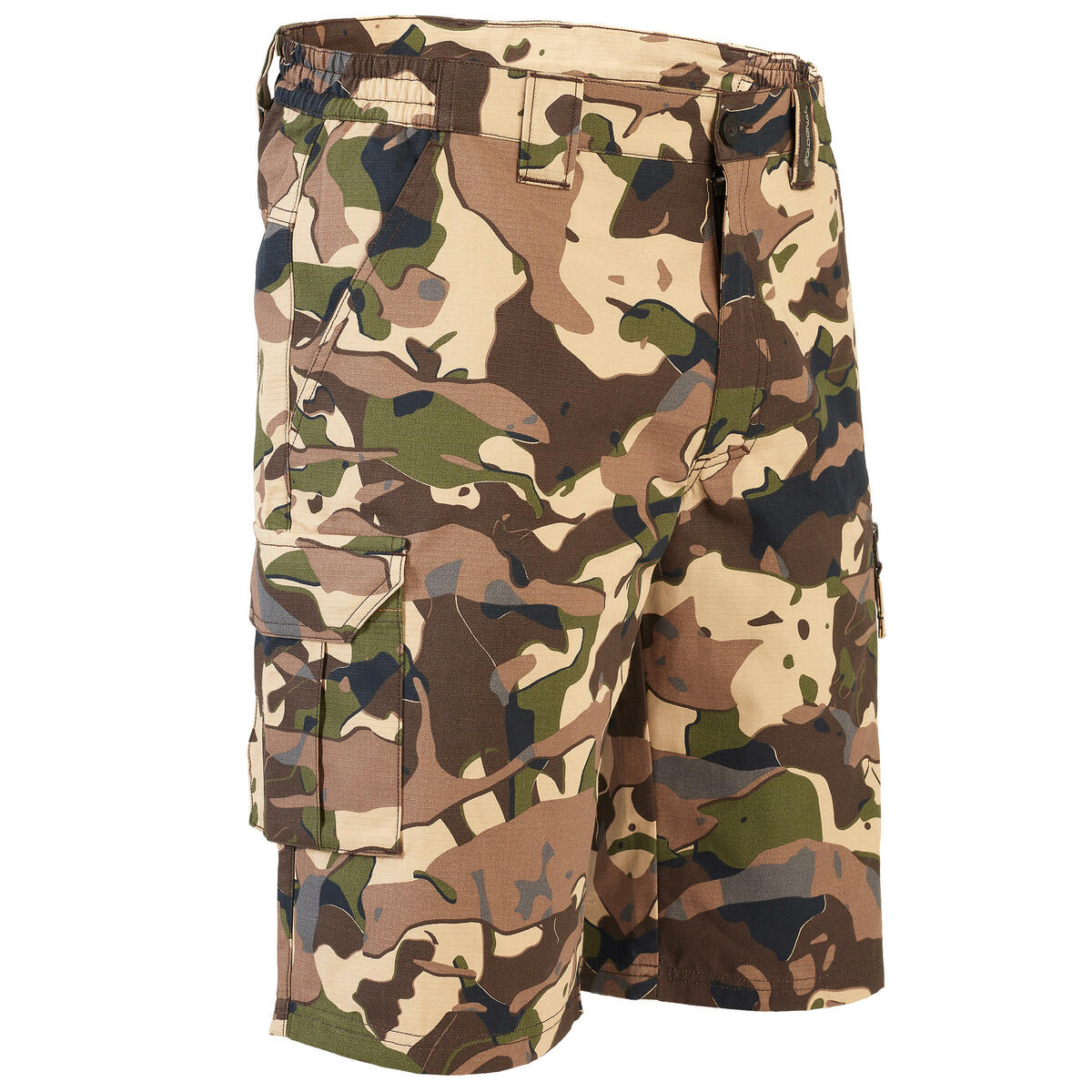 Bild 1 von Bermudashorts 500 Camouflage Woodland V1 LTD braun