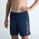 Bild 1 von Badehose Schwimmshorts Jungen - 100 Basic marineblau