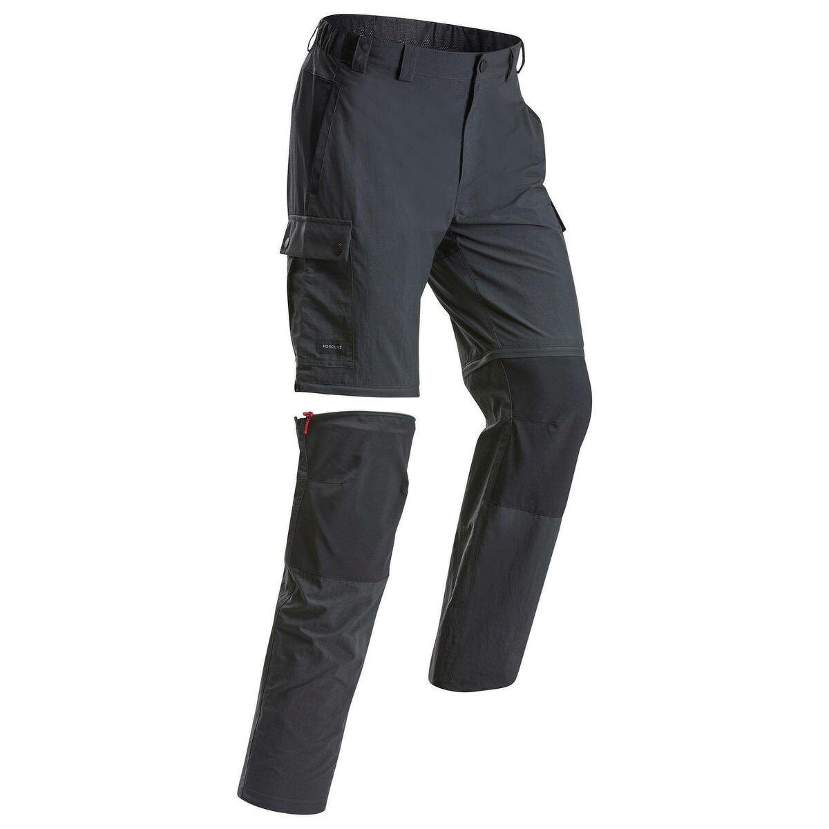 Bild 1 von Zip-Off-Hose Herren Trekking - MT100 grau