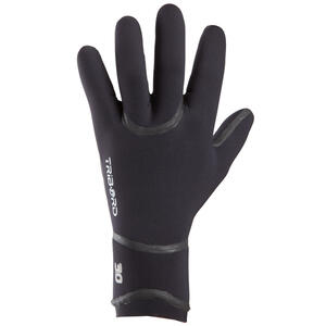 Neoprenhandschuhe Surfen 3 mm schwarz