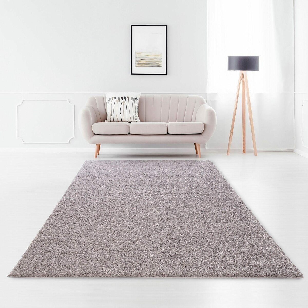 Bild 2 von Hochflor-Teppich Shaggy 30, Home affaire, rechteckig, Höhe: 30 mm, Teppich, Uni Farben, besonders weich und kuschelig