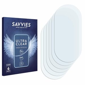 Savvies Schutzfolie für Umidigi One Pro (NUR Kamera), Displayschutzfolie, 6 Stück, Folie klar
