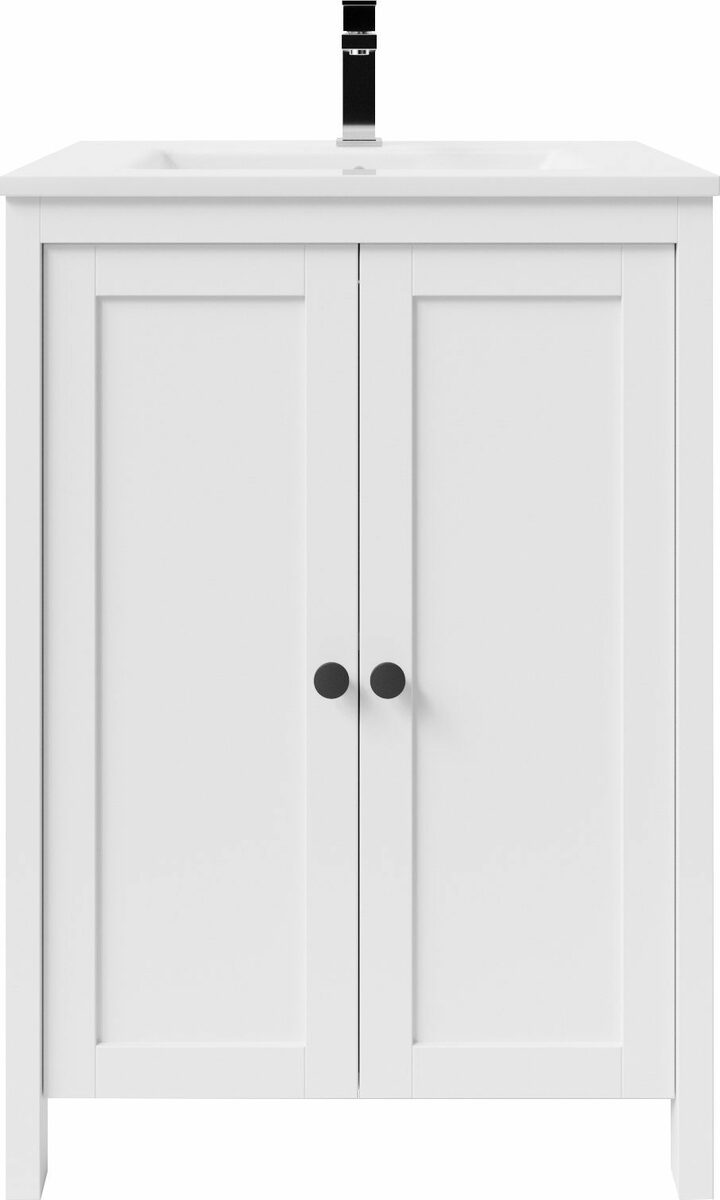 Bild 2 von welltime Waschtisch SYLT, Badmöbel inkl. Keramikwaschbecken, Breite 60cm