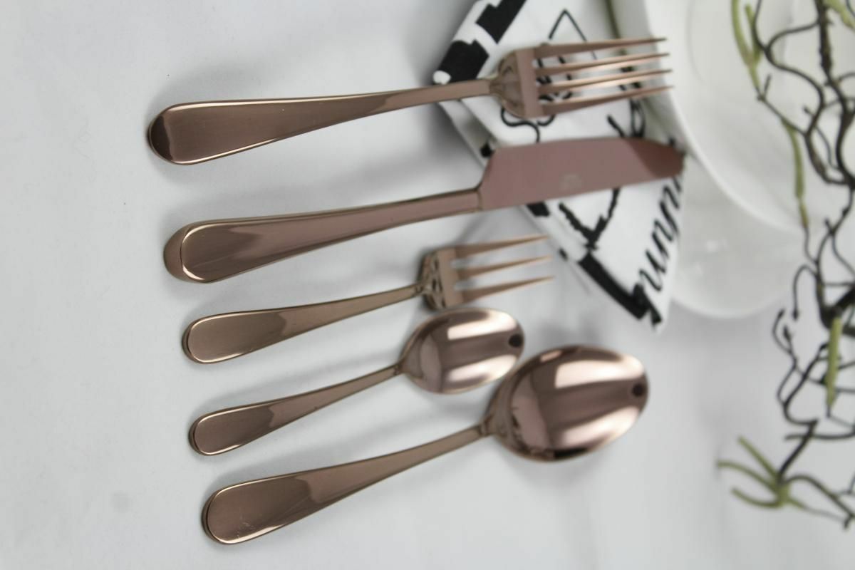 Bild 1 von Mulex Besteck Set Astoria Kupfer poliert 20tlg.