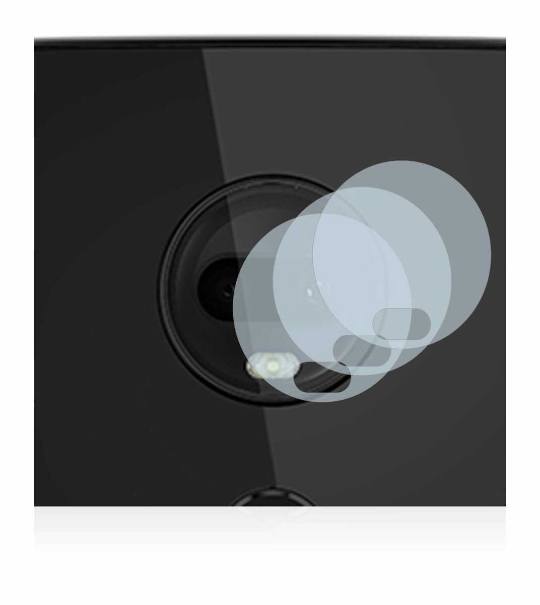 Bild 1 von BROTECT flexible Panzerglasfolie für Motorola Moto G7 Plus (NUR Kamera), Displayschutzglas, 3 Stück, Schutzglas Glasfolie klar