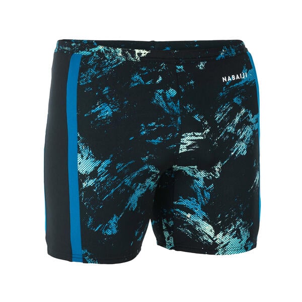 Bild 1 von Badehose Boxer Herren lang - Yoko Trao schwarz/blau/gelb