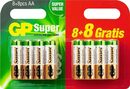 Bild 4 von GP Batteries 16 Stück (8+8) AA Mignon Super Alkaline, 1,5V Batterie, (1,5 V, 16 St)