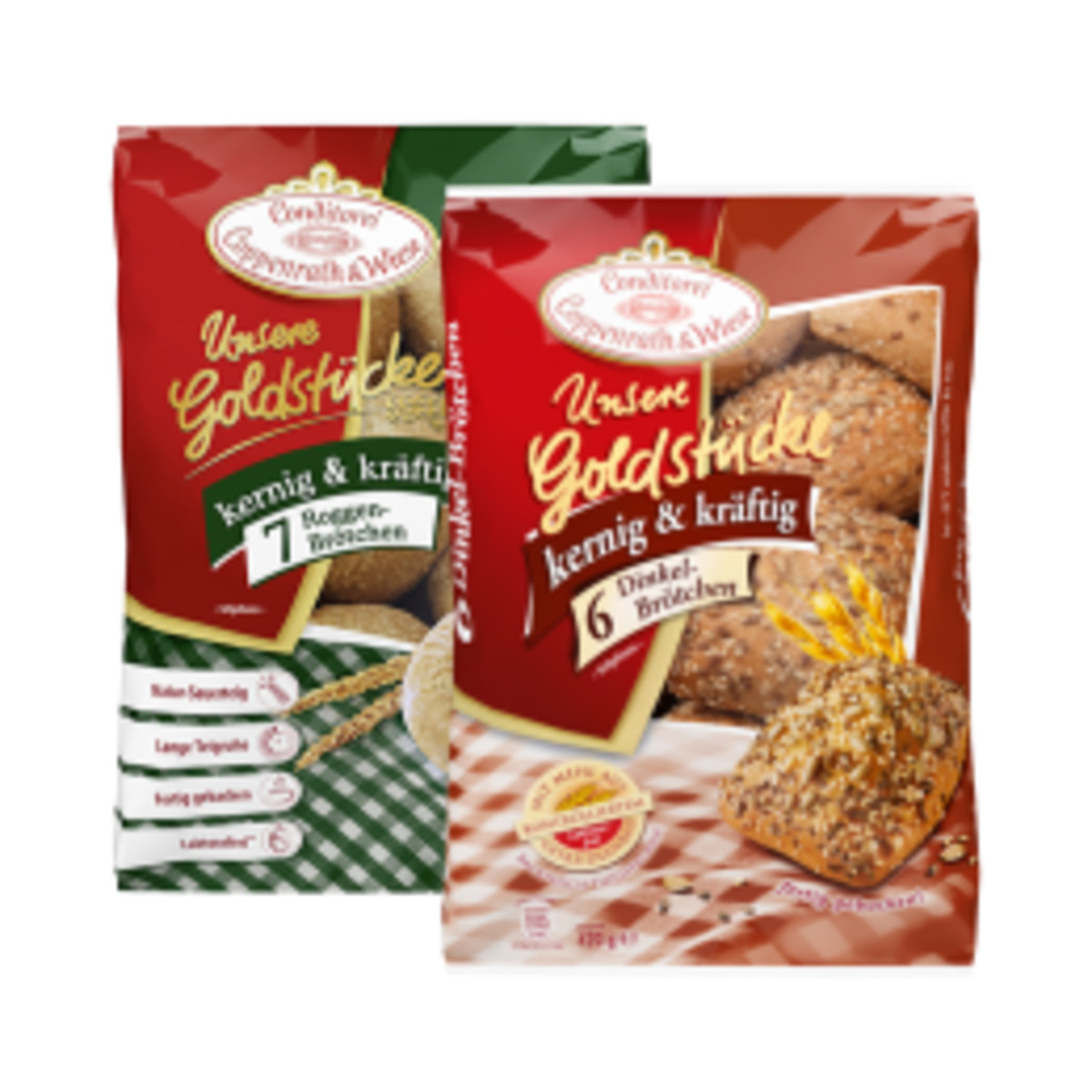 Bild 1 von Coppenrath & Wiese Unsere Goldstücke Dinkelbrötchen,