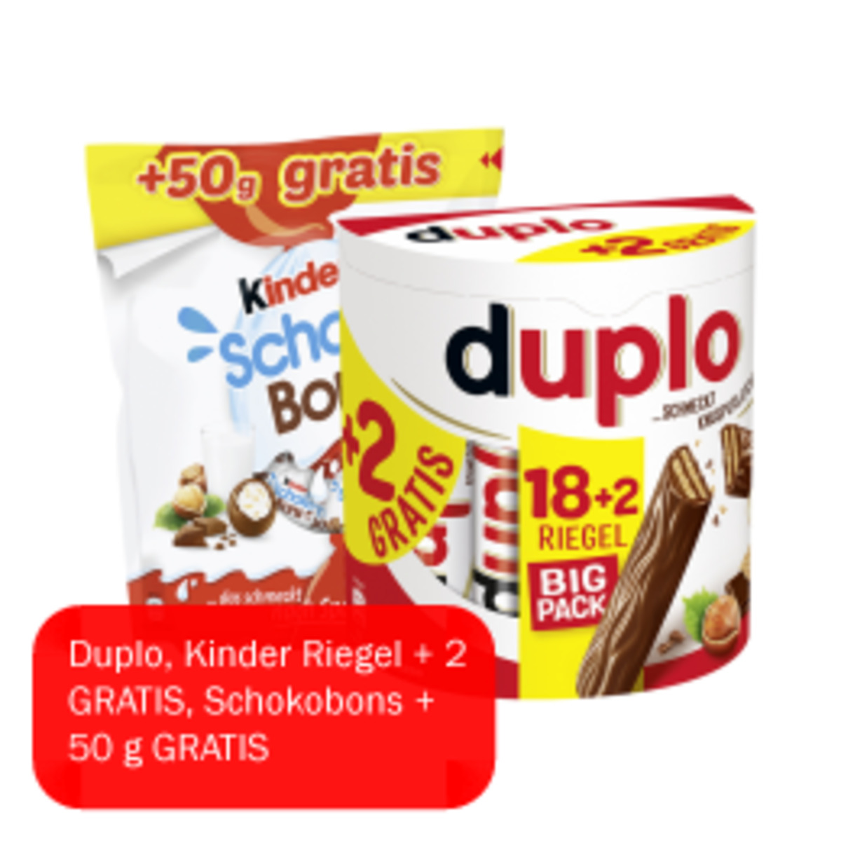 Bild 1 von Duplo, Kinder Riegel Big Pack oder Schoko Bons
