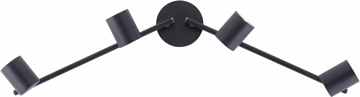 Bild 4 von my home LED Deckenleuchte Maci, Leuchtmittel wechselbar, Warmweiß, schlichtes Design, warmweißes LED-Licht, dreh- und schwenkbare Spots