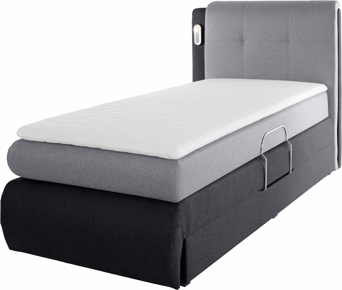 Bild 1 von COLLECTION AB Boxspringbett Borna, inklusive Bettkasten, LED-Beleuchtung und Topper