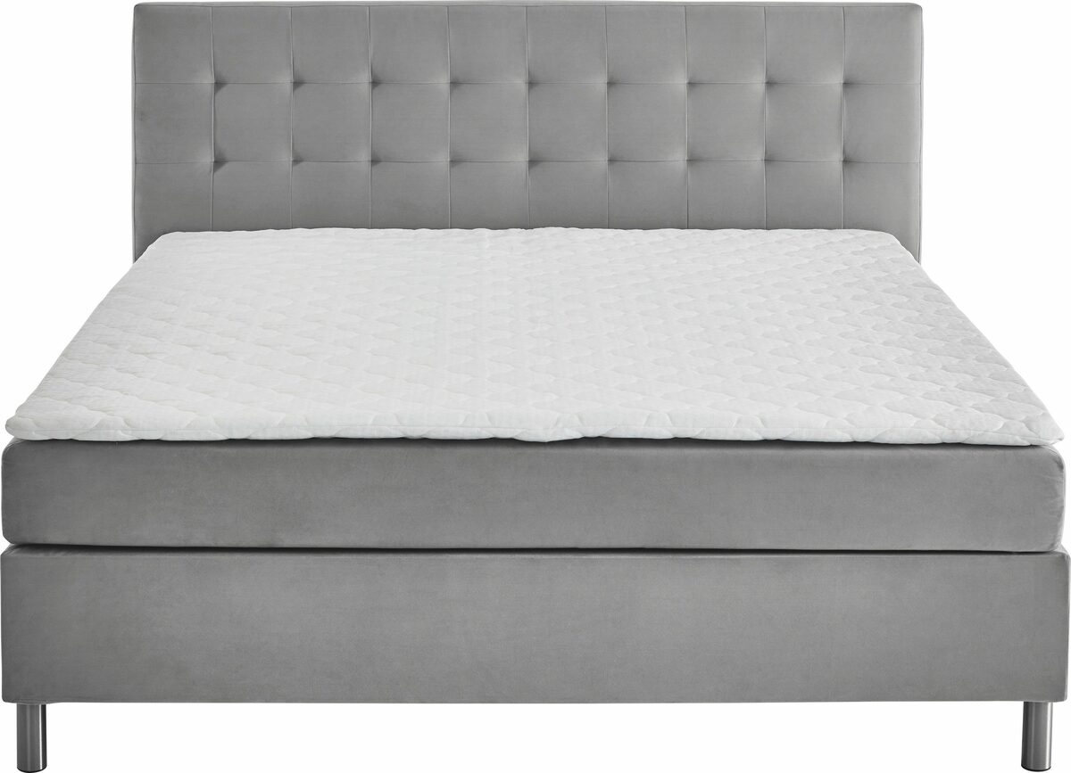 Bild 2 von ATLANTIC home collection Boxbett Holly, mit Taschen-Federkernmatratze und Topper, wahlweise mit Bettkasten