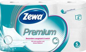 Zewa Premium Toilettenpapier 5-lagig