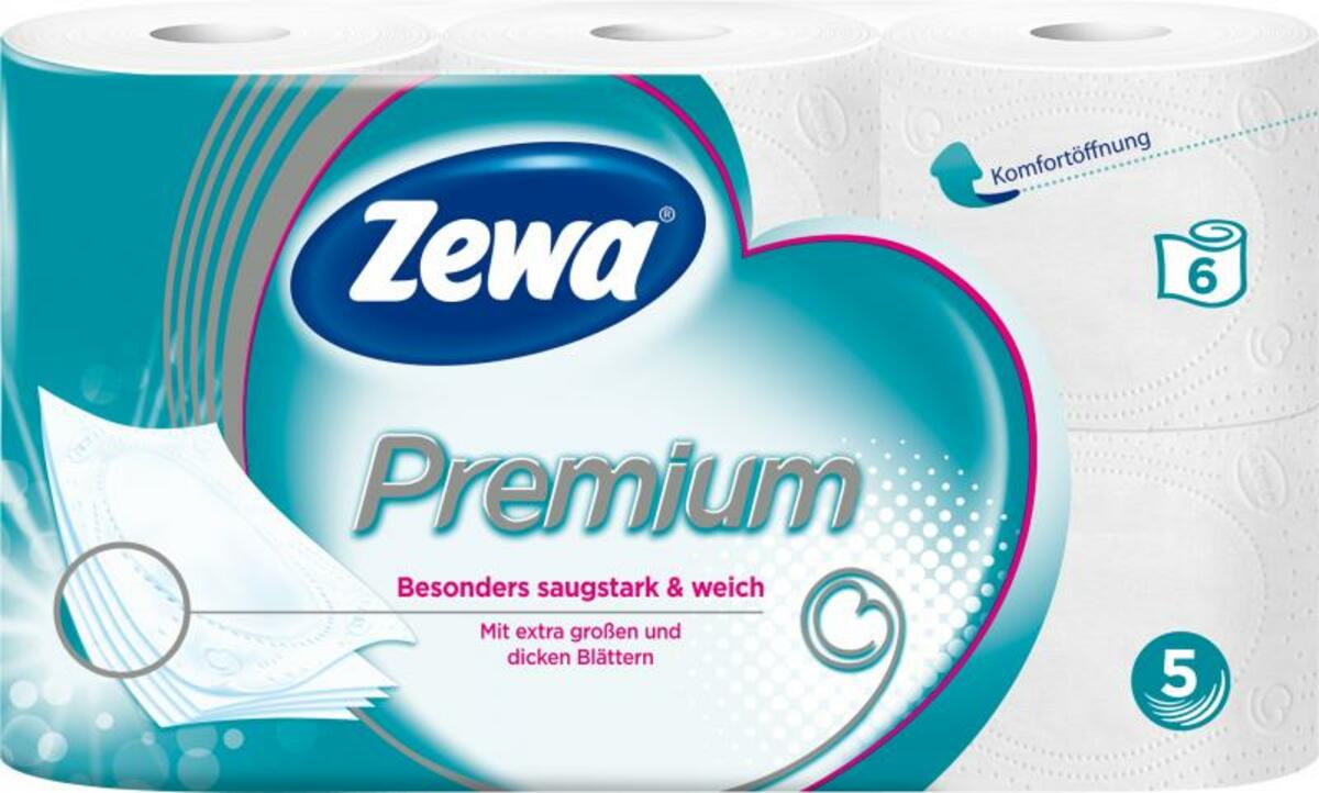 Bild 1 von Zewa Premium Toilettenpapier 5-lagig