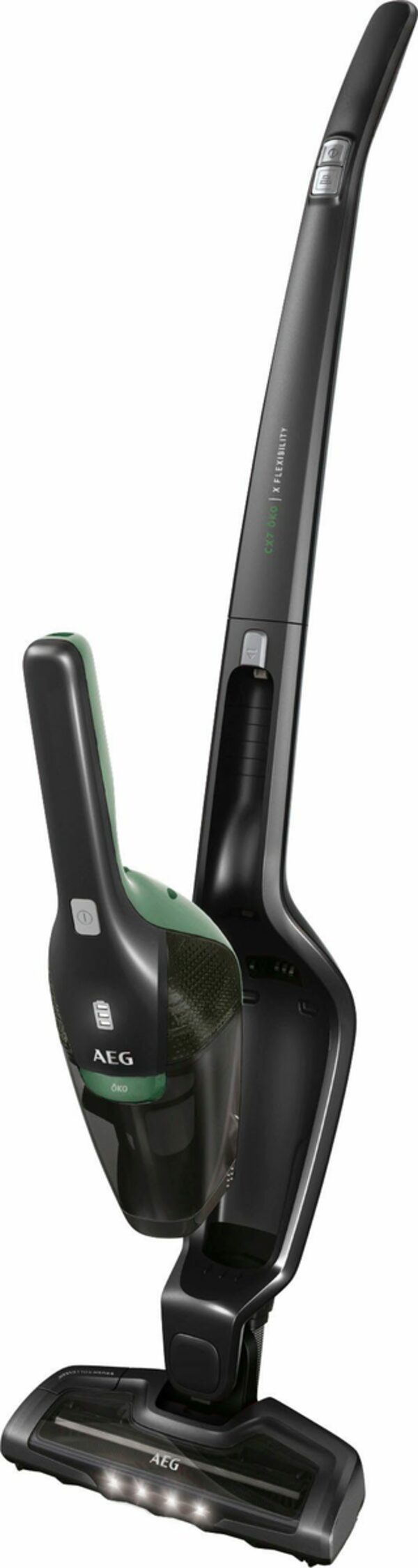 Bild 2 von AEG Akku-Hand-und Stielstaubsauger CX7-2-45MÖ, 2200 W, beutellos, Flexible 2in1 Funktion, mit Bürstenreinigungsfunktion