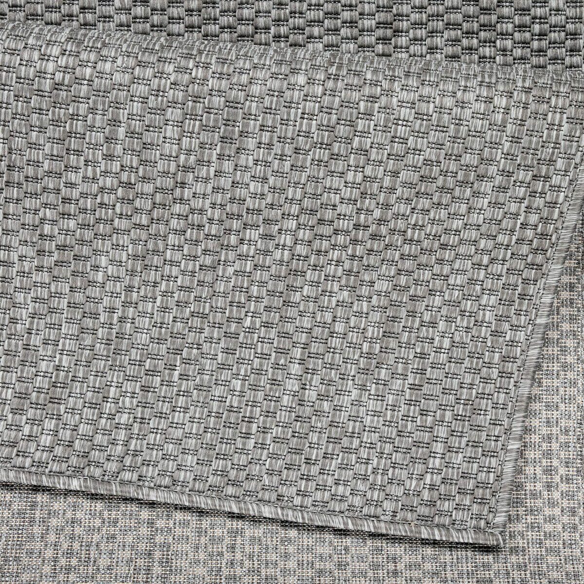 Bild 3 von Teppich Venedig, Home affaire, rechteckig, Höhe: 5 mm, Flachgewebe, Sisal-Optik, meliert, UV-beständig, Outdoor geeignet