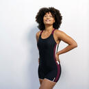 Bild 2 von Badeanzug Shorty Aquafitness Sofi Damen schwarz/rosa