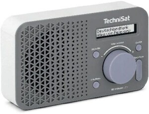 TechniRadio 200 Kofferradio mit DAB/DAB+ Grau/Weiß
