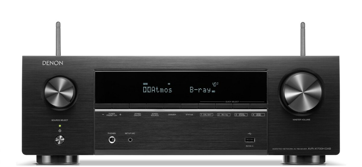 Bild 1 von AVR-X1700HDAB Klang Effekt Receiver schwarz
