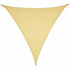 OBI Sonnensegel Sun City Dreieck HDPE 360 cm x 360 cm x 360 cm Beige