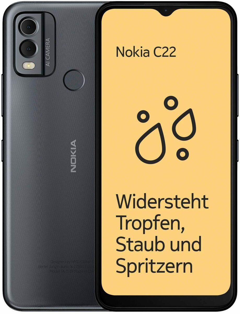 Bild 2 von Nokia C22, 2+64GB Smartphone (16,56 cm/6,52 Zoll, 64 GB Speicherplatz, 13 MP Kamera)