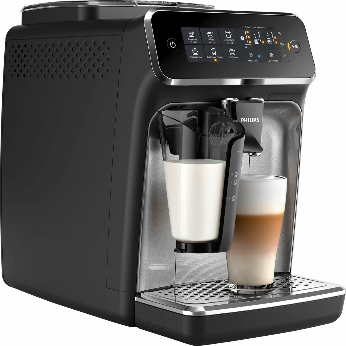 Bild 1 von Philips Kaffeevollautomat 3200 Serie EP3246/70 LatteGo, silber, schwarz