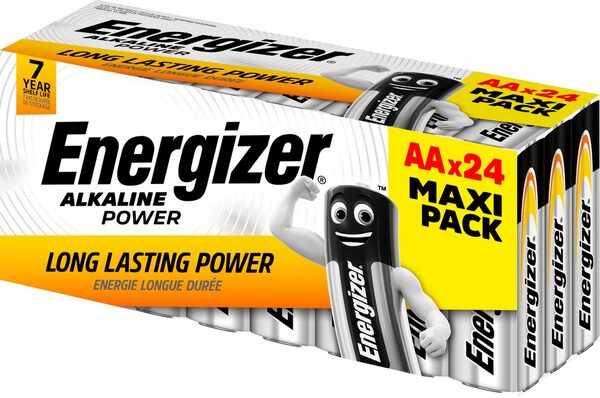 Bild 1 von Energizer 24er Box Alkaline Power AA Batterie, (24 St)