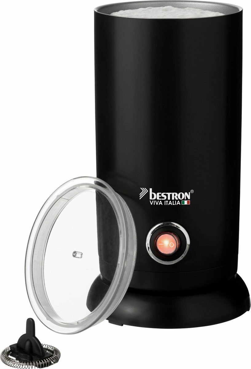 Bild 2 von bestron Milchaufschäumer Viva Italia, 550 W, Kabellos, 300 ml, Farbe: Schwarz