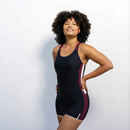 Bild 1 von Badeanzug Shorty Aquafitness Sofi Damen schwarz/rosa
